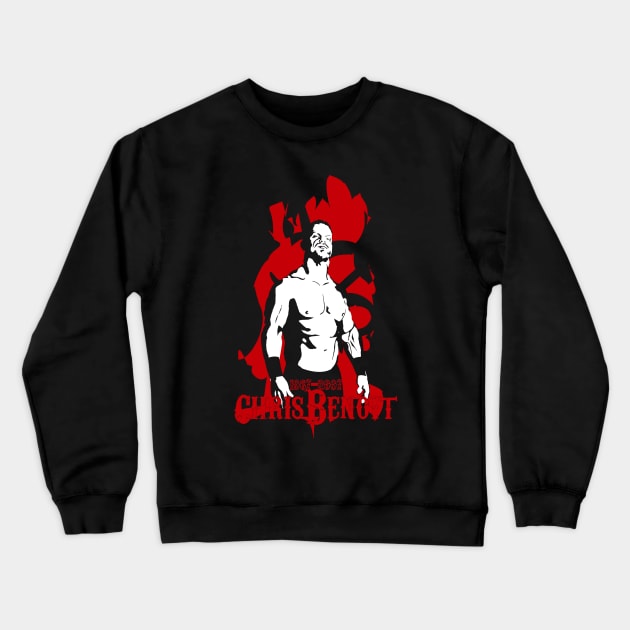 Chris benoit Desert Crewneck Sweatshirt by shieldjohan